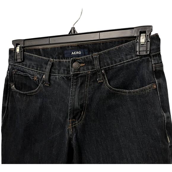 Aero Slim Straight Jeans Size 29/30 - Picture 2 of 6